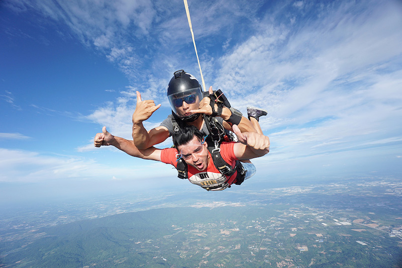 Skydiving in Phuket